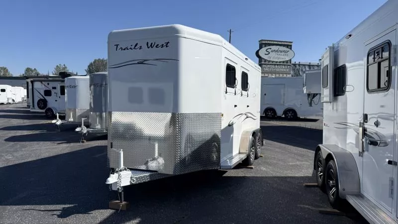 2025 Trails West BP 2H CLASSIC WB Horse Trailer