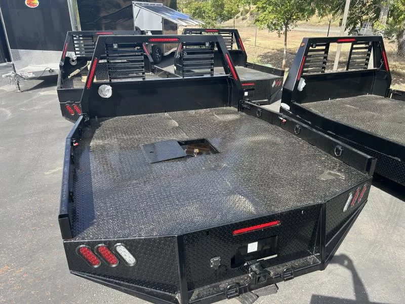 2025 Great Northern Trailer Works DUALLY TRUCK BED 2.5" RCV Flat Decks
