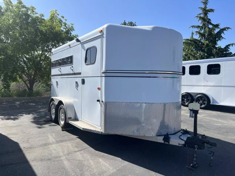 2002 Trails West BP 2H Classic Horse Trailer
