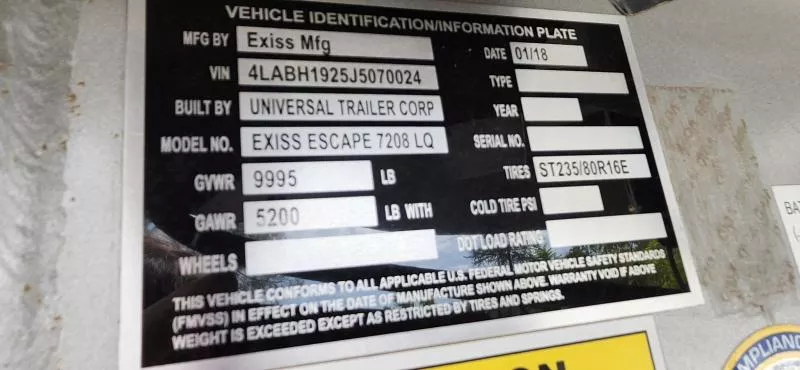 used Horse Trailers Exiss Trailers  for sale, in Auburn, CA Thumbnail 22