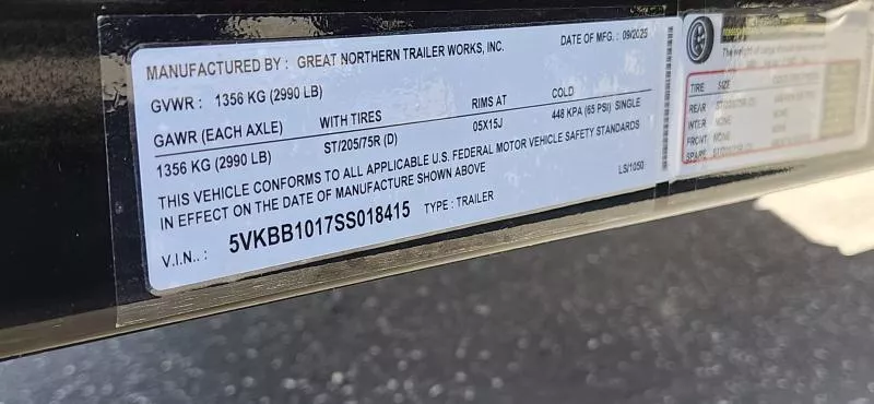 new Utility Trailers Great Northern Trailer Works  for sale, in Auburn, CA Thumbnail 7