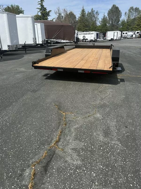 2025 R & J Trailers Inc 7 X 18 CAR HAULER 7K Utility Trailer VCsVM0ruzysf