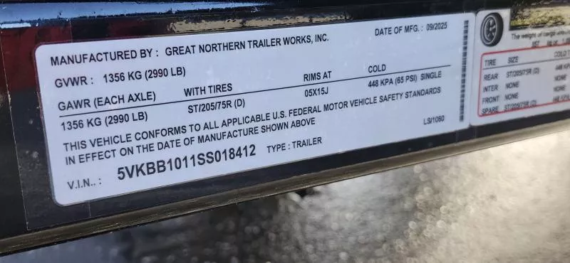 new Utility Trailers Great Northern Trailer Works  for sale, in Auburn, CA Thumbnail 7