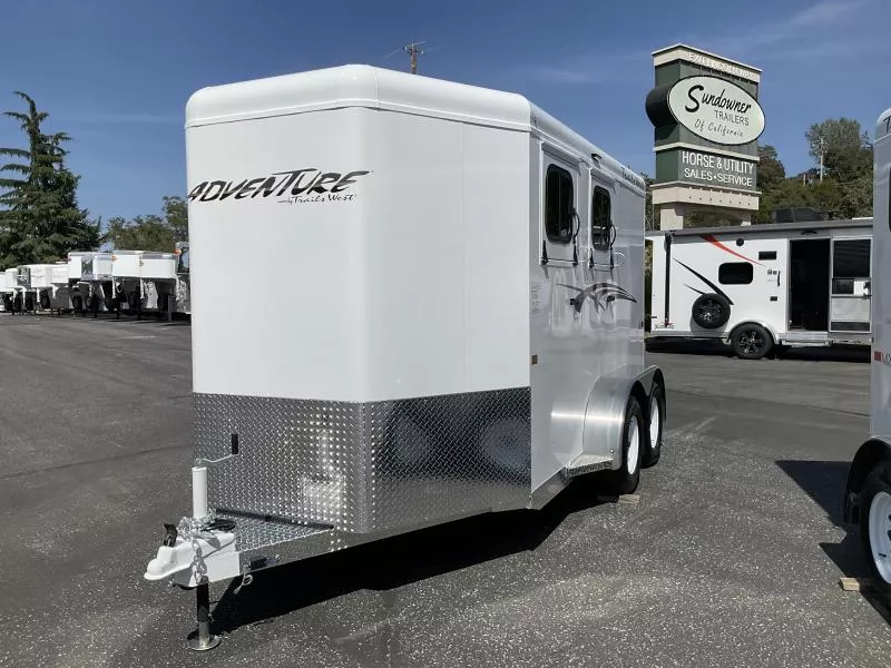 2026 Trails West BP 2H ADVENTURE MX Horse Trailer