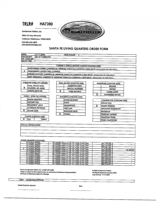 new Horse Trailers Sundowner Trailers  for sale, in Auburn, CA Thumbnail 20