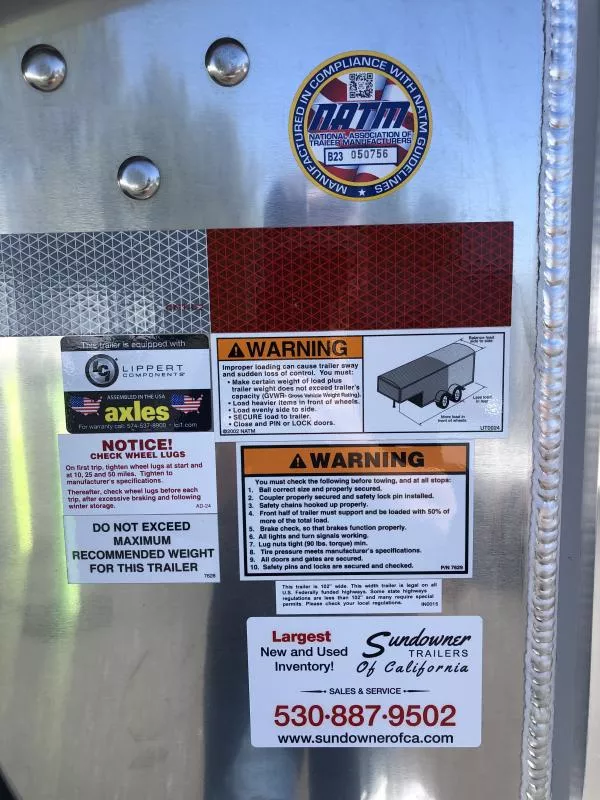 new Cargo (Enclosed) Trailers Sundowner Trailers  for sale, in Auburn, CA Thumbnail 2