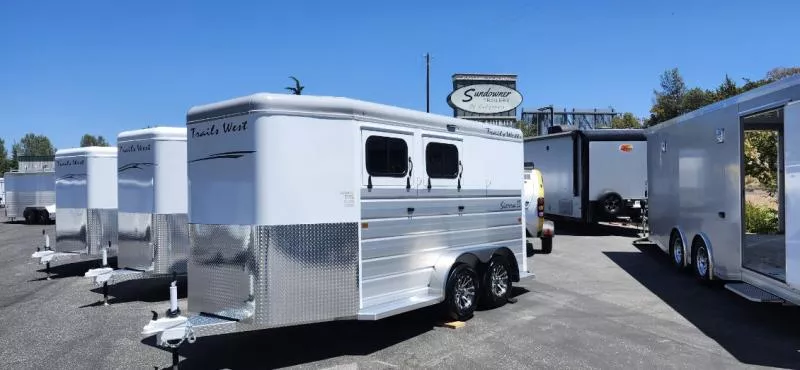 2026 Trails West BP 2H SIERRA Horse Trailer