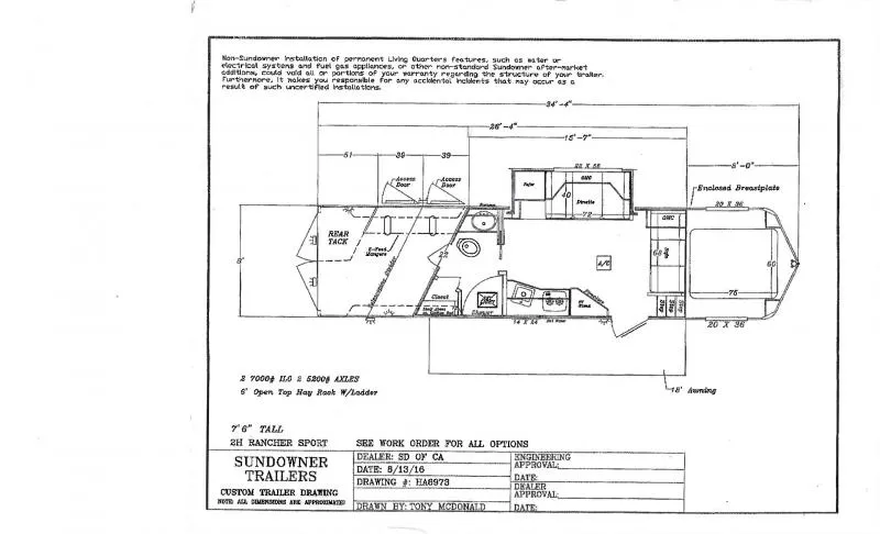 used Horse Trailers Sundowner Trailers  for sale, in Auburn, CA Thumbnail 2