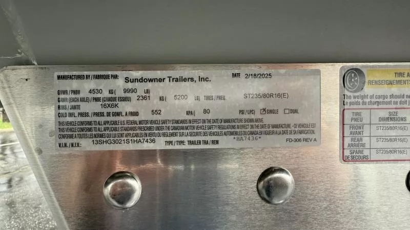 new Horse Trailers Sundowner Trailers  for sale, in Auburn, CA Thumbnail 18