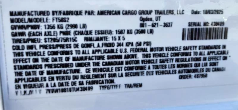 new Cargo (Enclosed) Trailers Wells Cargo  for sale, in Auburn, CA Thumbnail 9