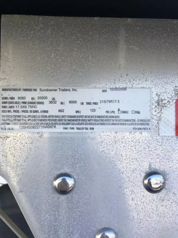 used Horse Trailers Sundowner Trailers  for sale, in Auburn, CA Thumbnail 3