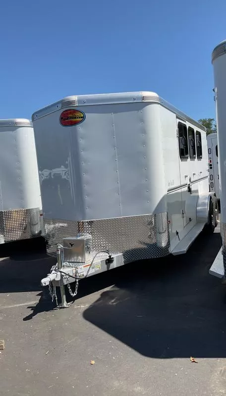 2024 Sundowner Trailers BP 3H SUPER TACK Horse Trailer