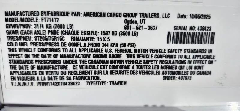 new Cargo (Enclosed) Trailers Wells Cargo  for sale, in Auburn, CA Thumbnail 8