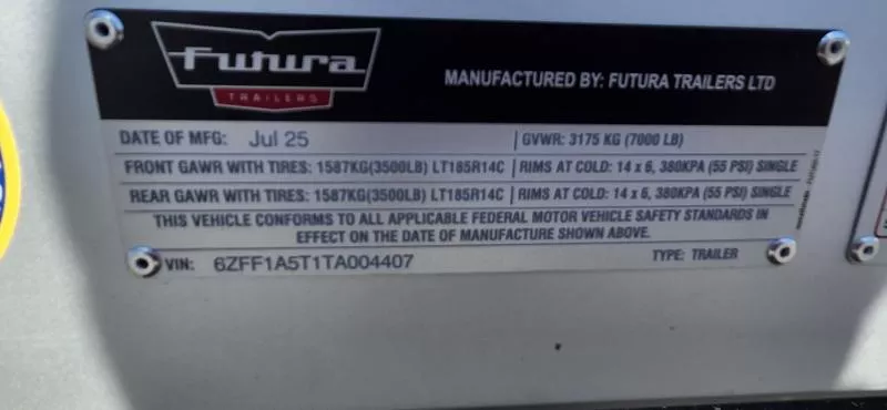 new Utility Trailers Futura Trailers  for sale, in Auburn, CA Thumbnail 11