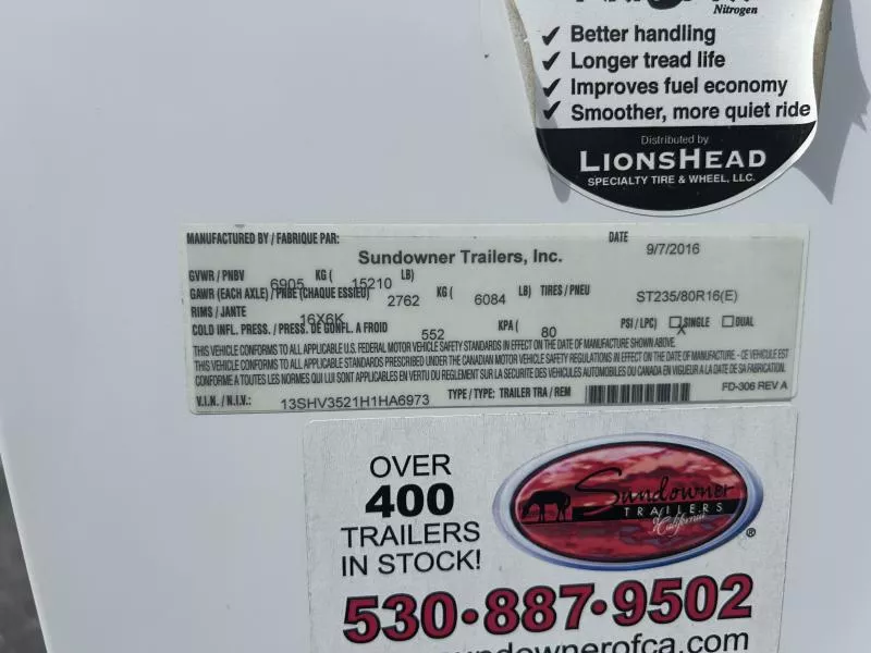 used Horse Trailers Sundowner Trailers  for sale, in Auburn, CA Thumbnail 5