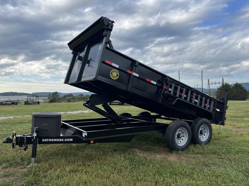 14ft 14k Bumper Pull Dump Gatomade Trailer