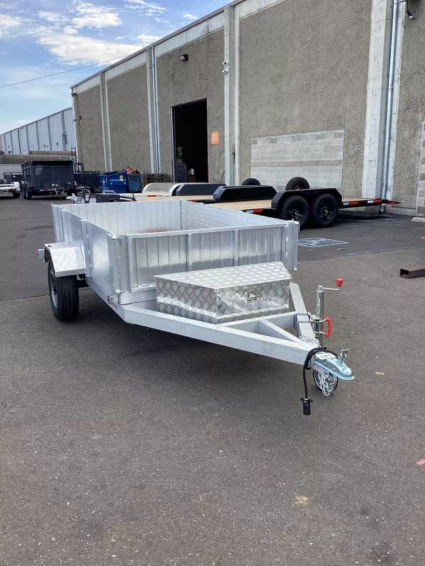 2026 Eagle Trailer Sterling Aluminum 5'x8' Dump Trailer