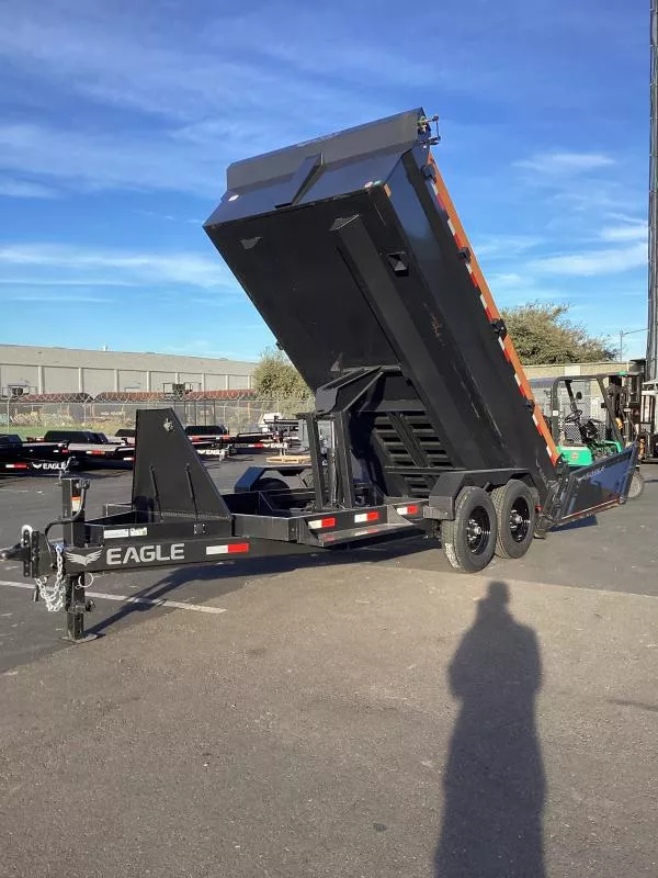 2026	Eagle 7' x 14' x 24" Heavy Duty Venture Pro 14K Tandem Axle Dump Trailer