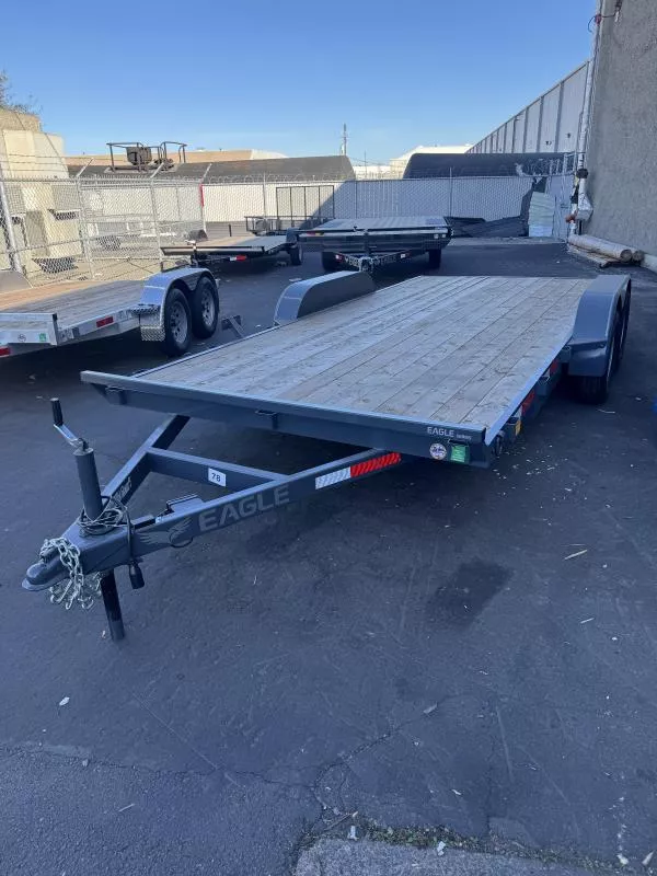 2026 Eagle 7' x 16' 4" Frame 7K Tandem Axle Flatbed Trailer