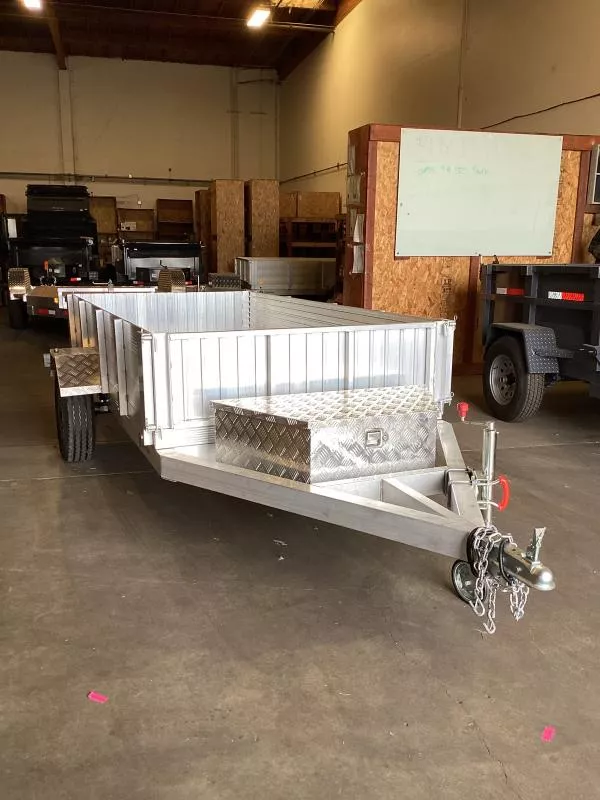 2026 Eagle Trailers Sterling Aluminum 5'x10' Dump Trailer
