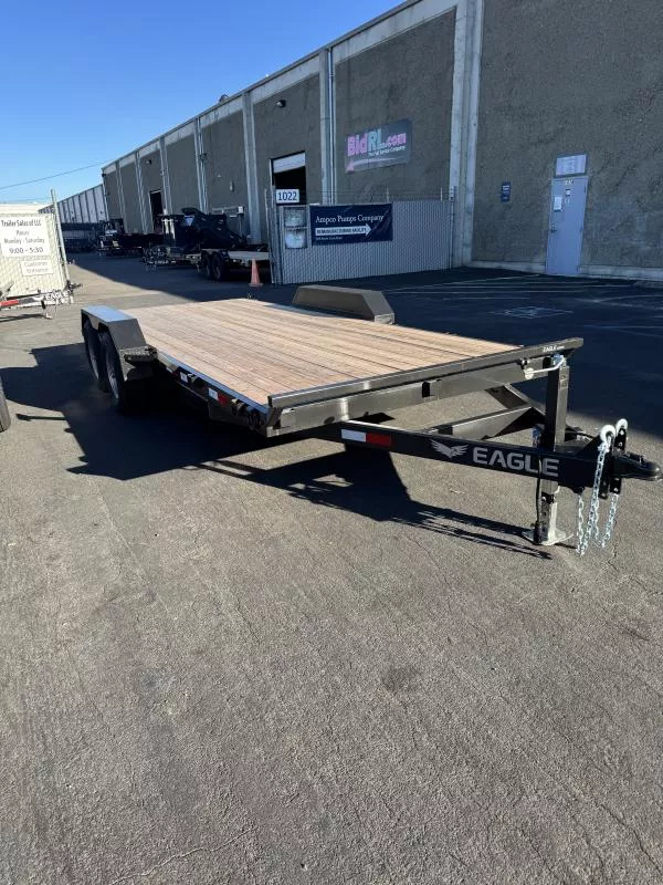 2026 Eagle Trailer EFB718TA3 Flatbed Trailer