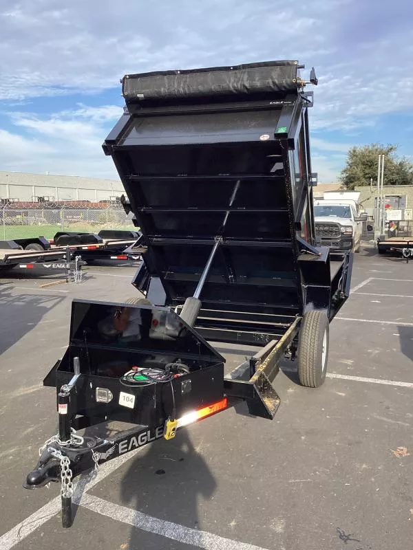 2026 Eagle 5' x 8' x 24" Heavy Duty	5.2K Single Axle Dump Trailer 