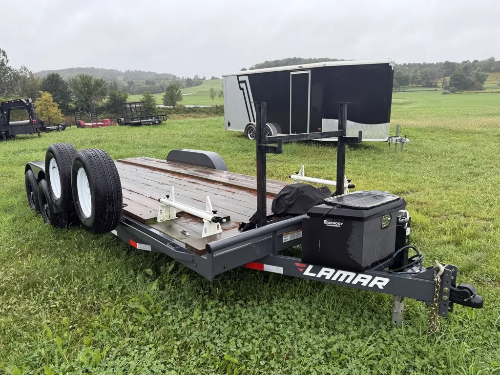 2022 Lamar Trailers 7X20 9990 * SLIDE IN RAMPS * TOOLBOX * SOLAR PANEL *