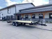 2026 Sure-Trac 102x20' 9900# GVW Deckover Trailer ST-TDO10220-100-Gate