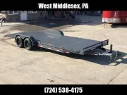 2025 Lamar Trailers 7x20' Steel Deck Car Trailer 9990# GVW CC832025CHS