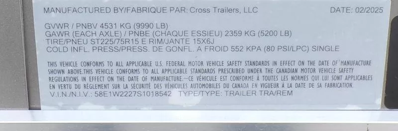 new Cargo (Enclosed) Trailers Cross Trailers  for sale, in Avon, MN Thumbnail 11