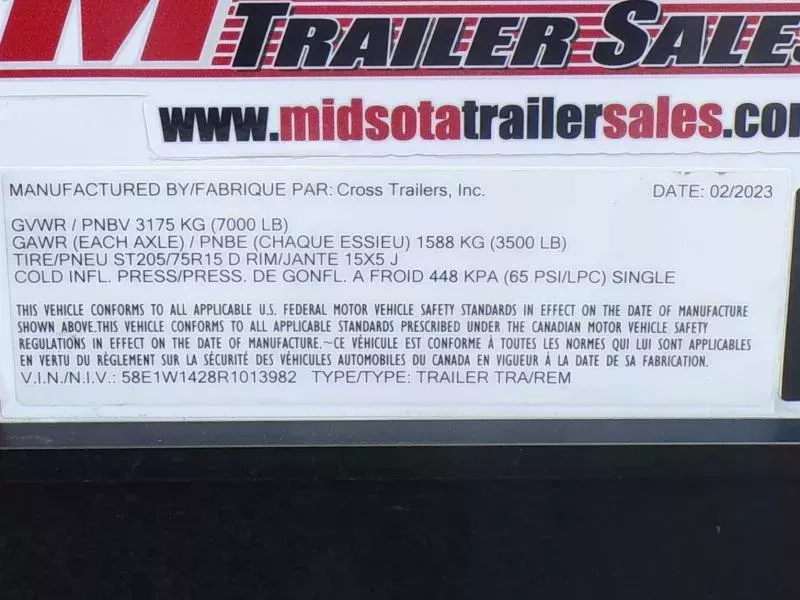 new Cargo (Enclosed) Trailers Cross Trailers  for sale, in Avon, MN Thumbnail 9