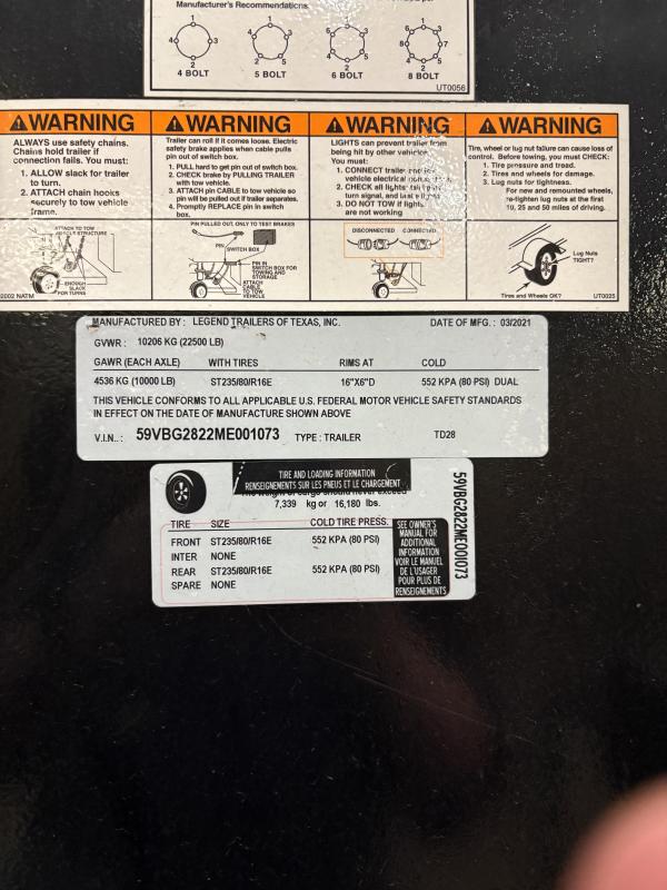 used Equipment / Flatbed Trailers American Legend  for sale, in Saint Charles, IL Thumbnail 7