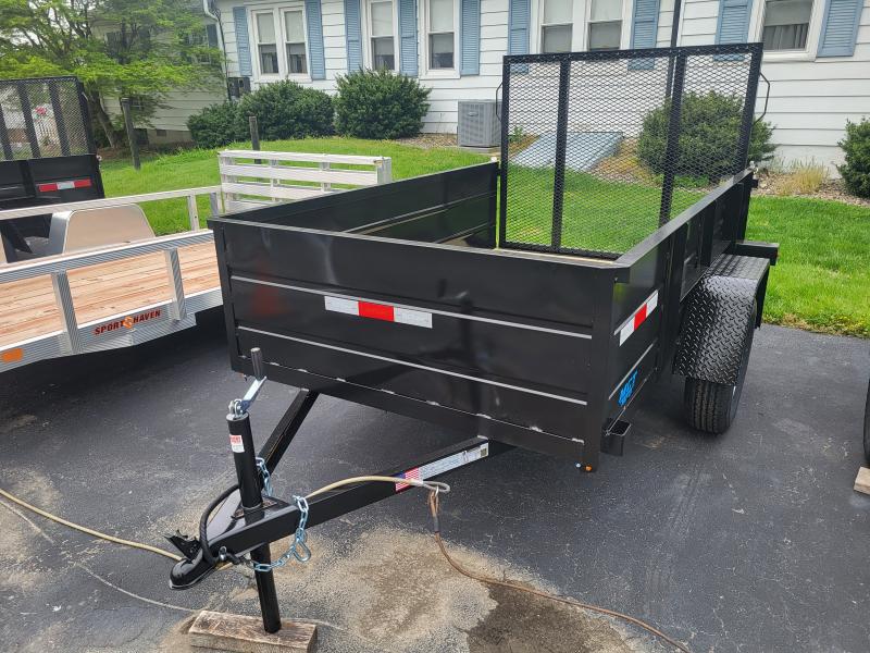 2024 MCT 5X8 24" STEEL SIDE UTILITY TRAILER