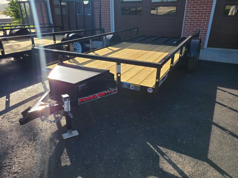 2022 Trailerman 76X14 SINGLE AXLE, 3K IDLER, BLACK WITH TOOLBOX 2022 Trailerman 76X14 SINGLE AXLE, 3K IDLER, BLACK WITH TOOLBOX