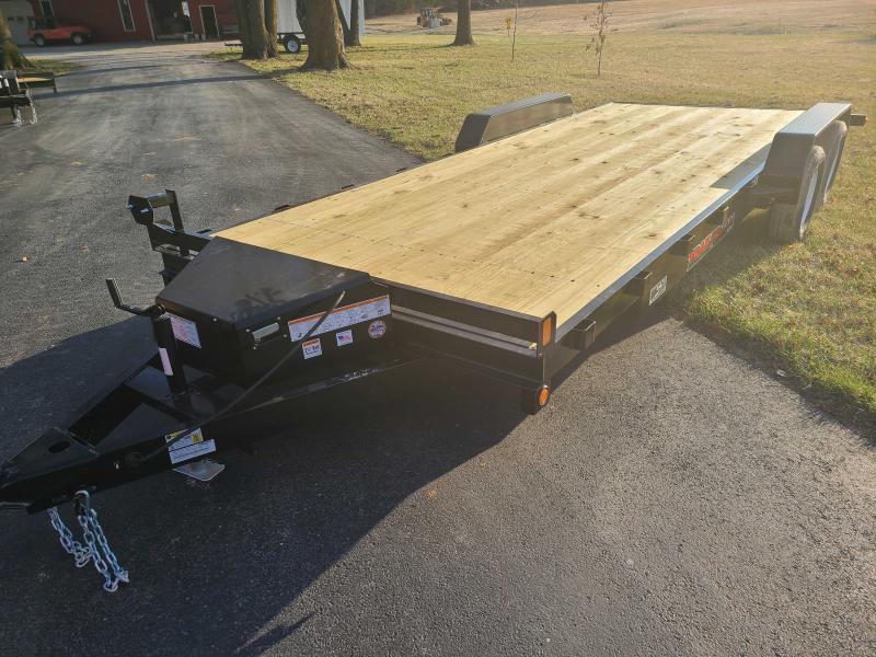 2022 Trailerman 84 x 18+2 car hauler, 7k, tool box #505