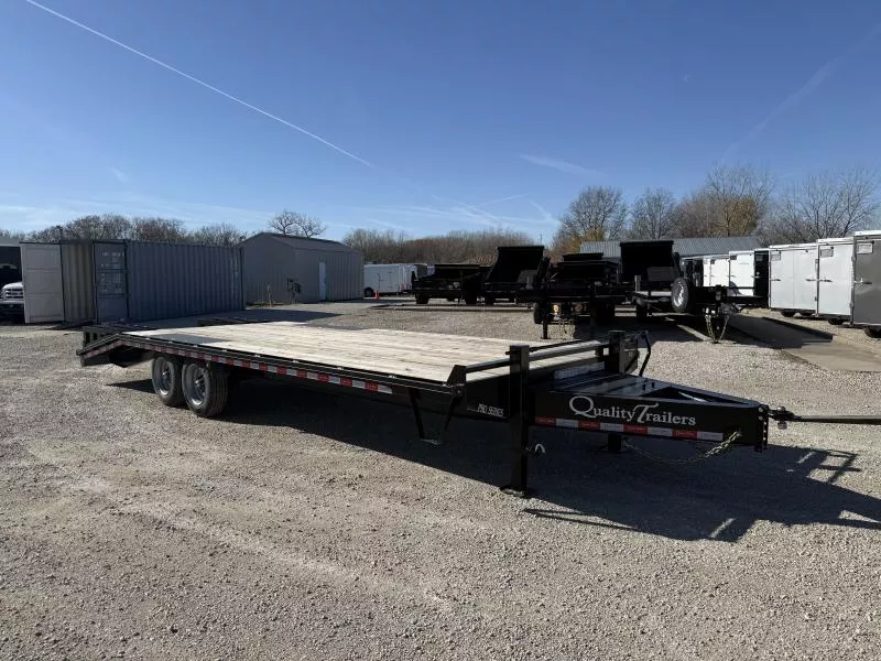 2025 Quality Trailers 102x25 Deckover 17K Deckover Trailer