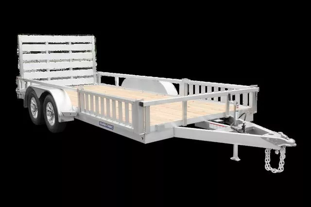 2026 Sure-Trac 7x16  Aluminum ATV Tube Top Utility Trailer