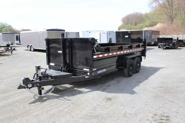 2025 Sure-Trac 7x16 14K Telescopic Dump Trailer