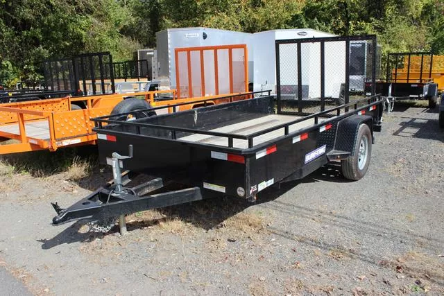 2022 Sure-Trac USED! 6x12 Steel High Side Utility Trailer