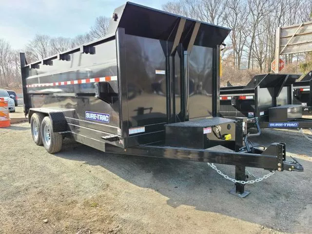 2025 Sure-Trac 7x16 14K High Side Telescopic Dump Trailer