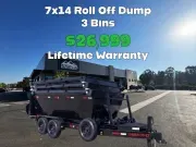 2027 MAXX-D 7X14 14K Roll Off Dump W/ 3 7X14X4 Bins