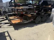 2026 Iron Panther Trailers 7X16 7k Tandem Axle Utility Trailer UT196