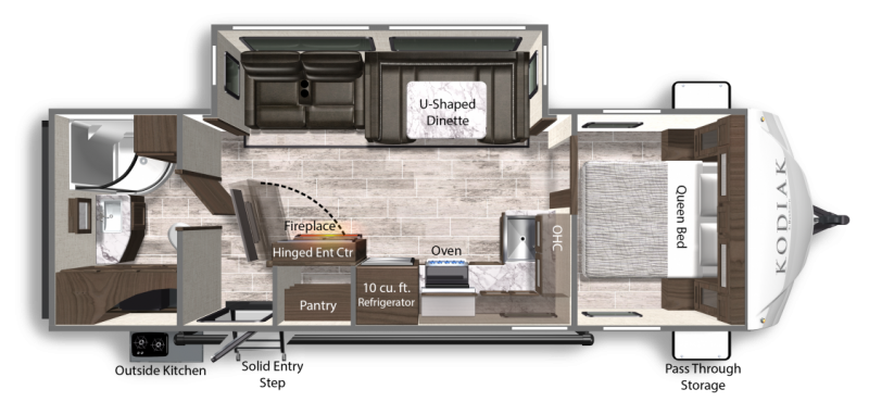 2021 Dutchmen Mfg 261RBSL Kodiak Ultra-Lite Travel Trailer 2021 Dutchmen Mfg 261RBSL Kodiak Ultra-Lite Travel Trailer