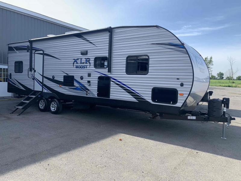 used travel trailer toy haulers near me