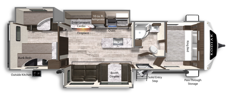 2021 Dutchmen Mfg 3321BHSL Kodiak Ultimate Travel Trailer 2021 Dutchmen Mfg 3321BHSL Kodiak Ultimate Travel Trailer