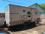 2017 Forest River Wolf Pup Travel Trailer with battery powered mover
