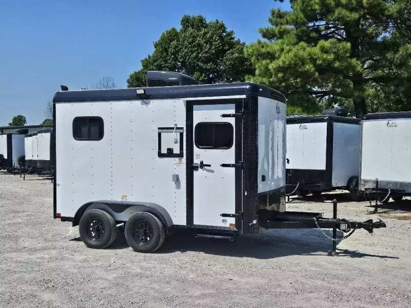 2025 Cargo Craft Custom (70299) Fiber Splicing Trailer 7'X12' Cabinets/Desk/Shelf