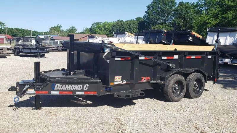 Diamond C LPT-207 14'X82" (01819) Pacesetter Dump Trailer Carbon Metallic Gray