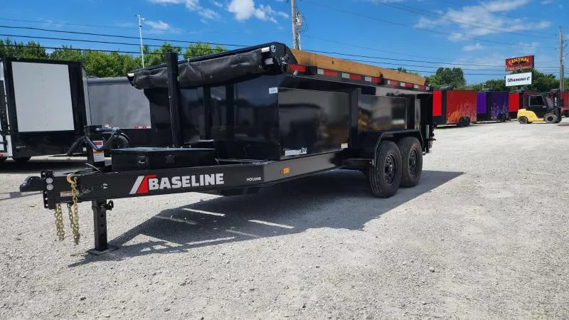 Diamond C HDU-208 (01812) Dump Trailer 14'X82" Onyx Black