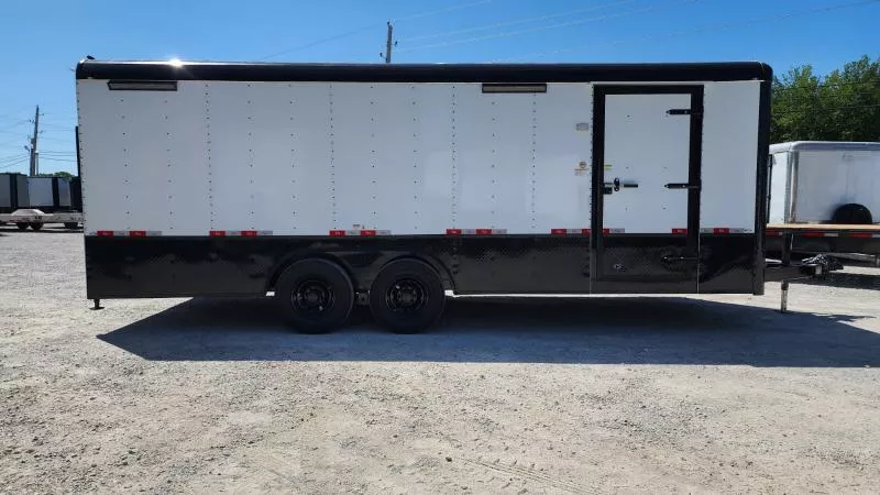  2025 Cargo Craft XP-85222 (69720) 8.5x22 Cargo 7K Axle, E-Track, White,  / Enclosed HD WORK Trailer